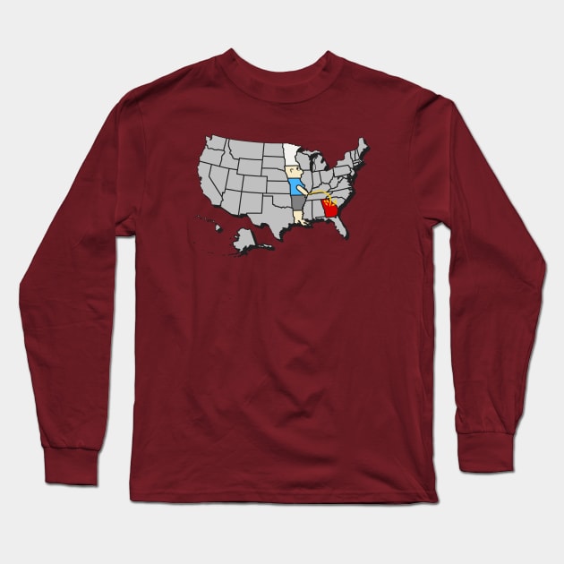 Piss on Georgia Long Sleeve T-Shirt by Etopix